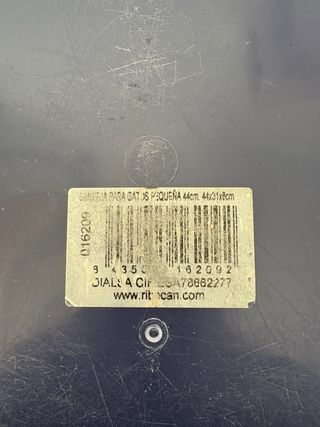 Arenero azul para gatos