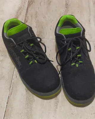 Zapatos de seguridad Anibal Mujer Negro/Verde