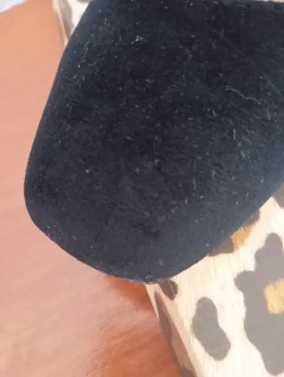 Zapatos tacón ante negros