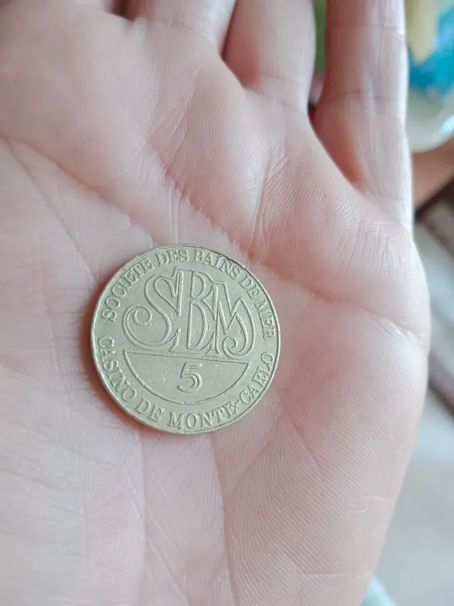 Ficha Casino Montecarlo SBM 5€