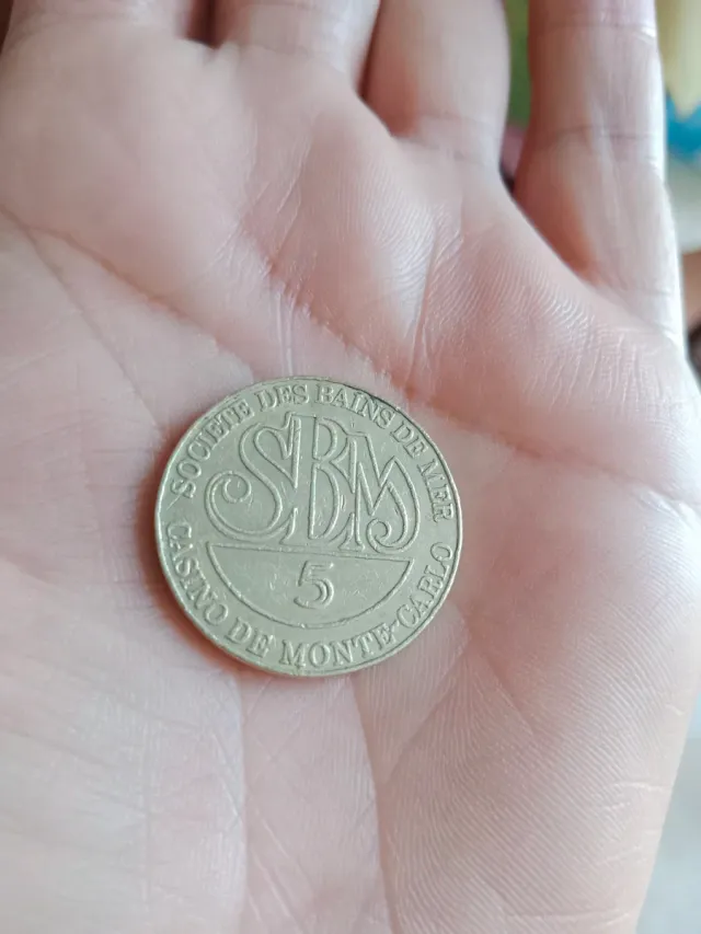 Ficha Casino Montecarlo SBM 5€