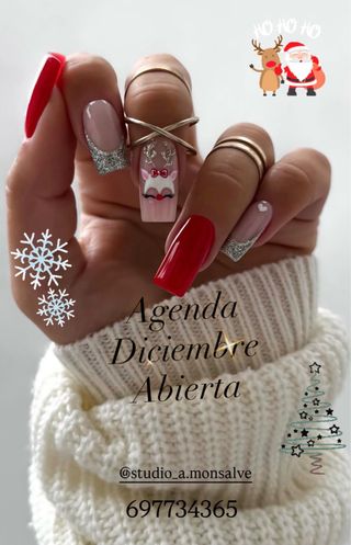 Manicura Navideña Agenda Abierta