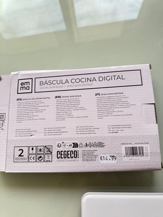 Báscula Digital Emma Blanca