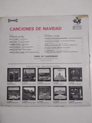 Vinilo Canciones de Navidad coro Canterbury