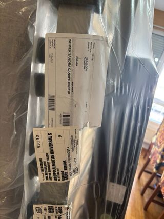 Cama articulada canapé y colchón viscoelástico