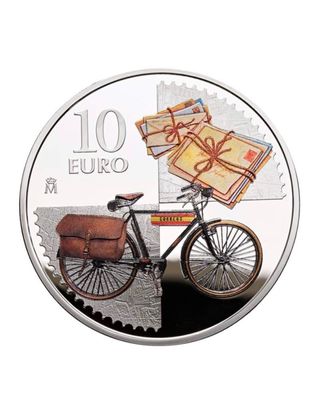 Moneda 10 Euro 175 Aniversario Sello