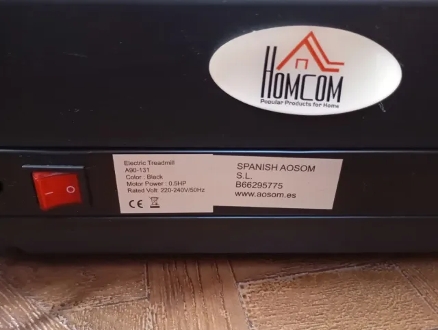 Cinta de correr plegable