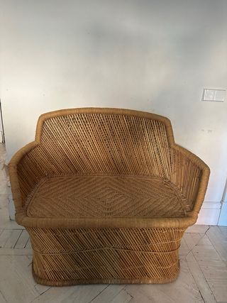 Sofá de mimbre Becara