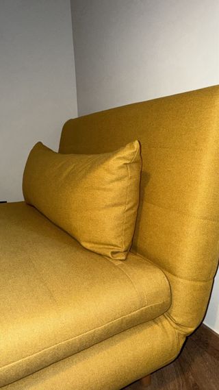 Sofá cama amarillo Maison du Monde