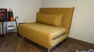 Sofá cama amarillo Maison du Monde