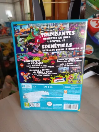 Splatoon + Amiibo Squid Verde Wii U Nintendo