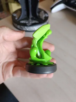 Splatoon + Amiibo Squid Verde Wii U Nintendo