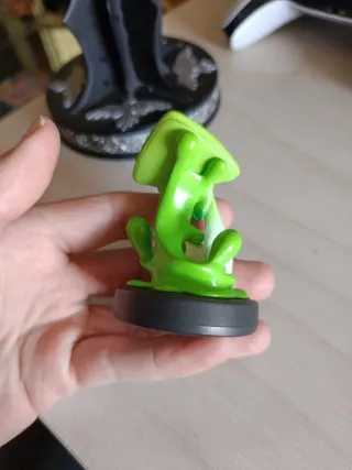 Splatoon + Amiibo Squid Verde Wii U Nintendo