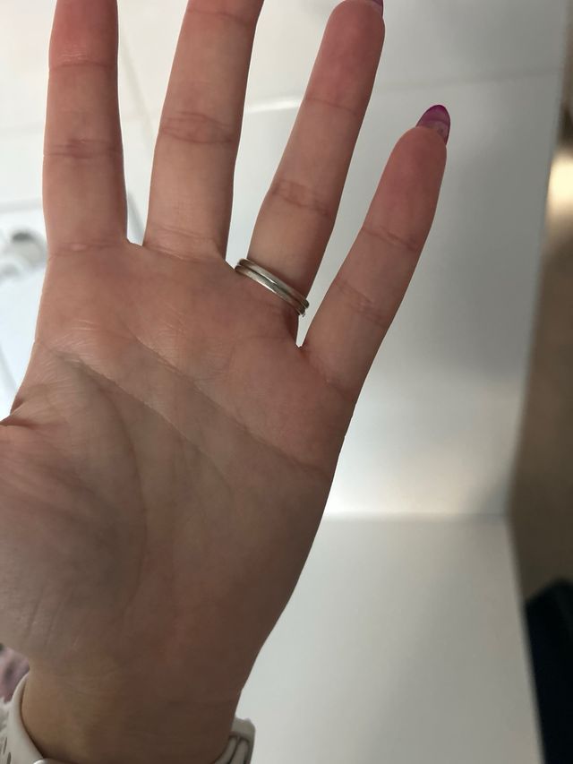 Anillo plata con detalle