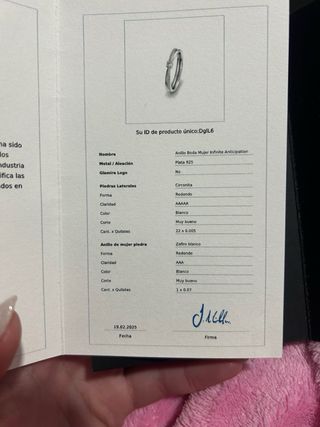 Anillo plata con detalle