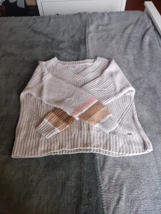 Jersey Hollister Talla S Beige Multicolor