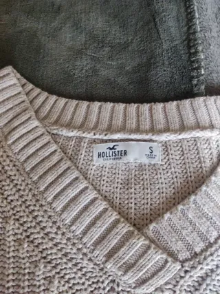 Jersey Hollister Talla S Beige Multicolor