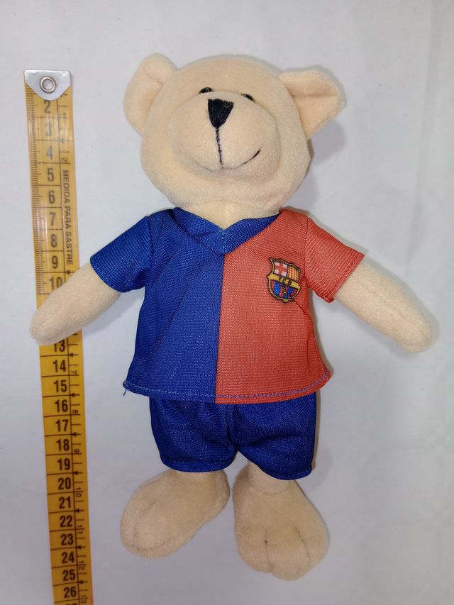 Osito Peluche Barça Messi 22x18cm aprox.