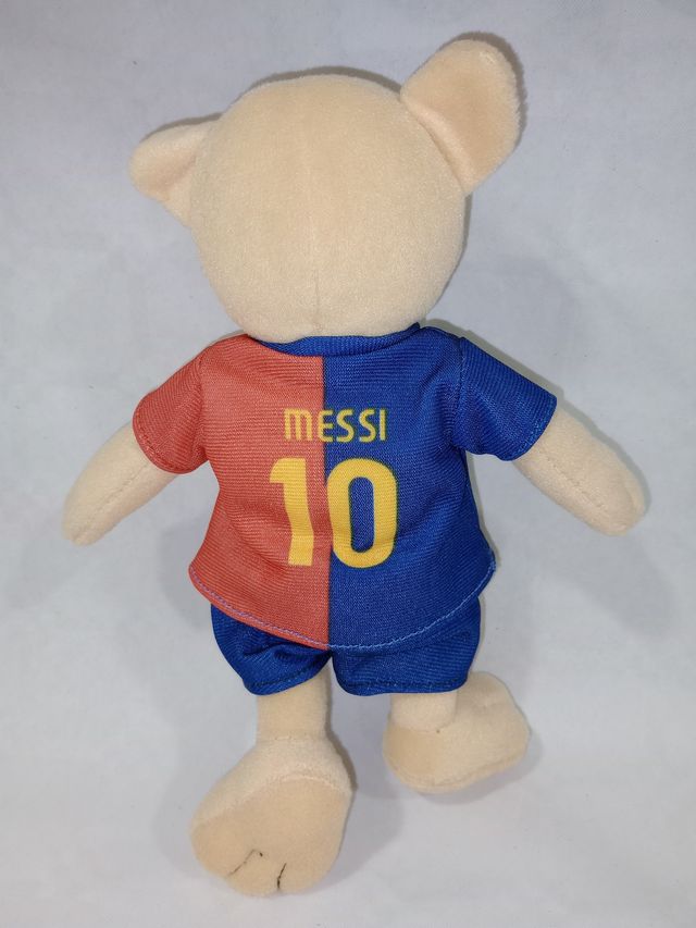 Osito Peluche Barça Messi 22x18cm aprox.