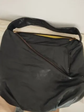 Bolso LUPO negro 3 cremalleras