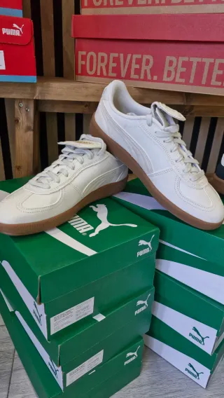 Zapatillas Puma Palermo Beige/Marrón