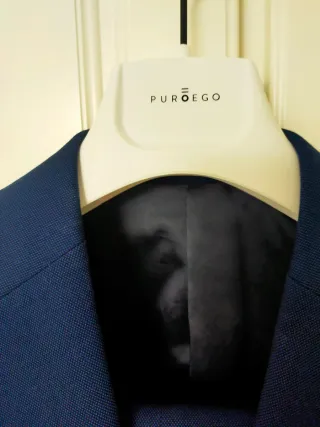 Traje Azul Marino Puro Ego Talla39 pantalon/46chaq