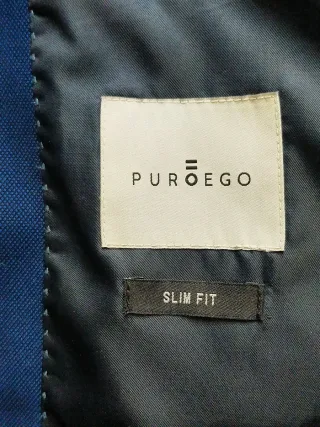 Traje Azul Marino Puro Ego Talla39 pantalon/46chaq