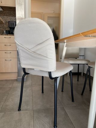 4 Sillas Comedor IKEA EBBALYCKE IDEKULLA Beige