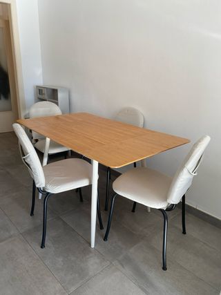 4 Sillas Comedor IKEA EBBALYCKE IDEKULLA Beige