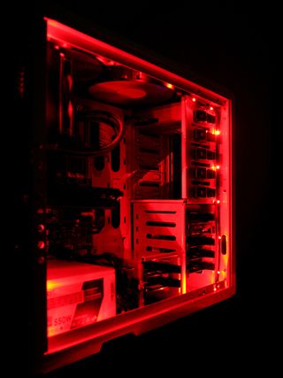 Kit iluminación PC rojo NZXT