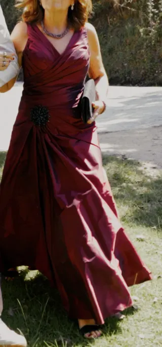 Vestido de fiesta elegante rojo