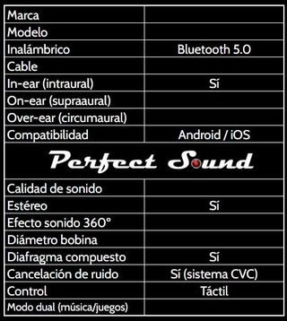 Auriculares inalámbricos (negro - rojo)