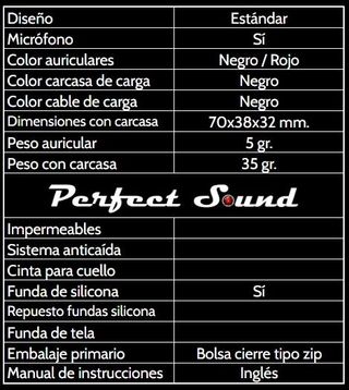 Auriculares inalámbricos (negro - rojo)