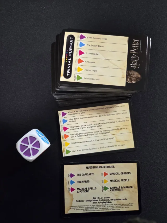 Trivial Pursuit Harry Potter en INGLES