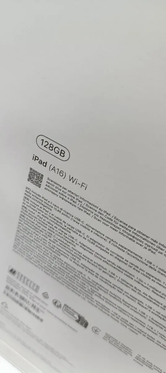 iPad 11ª Gen 128GB Plata Nuevo Precintado