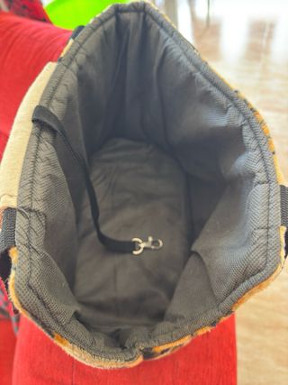 Bolso para perro estampado tigre con huella