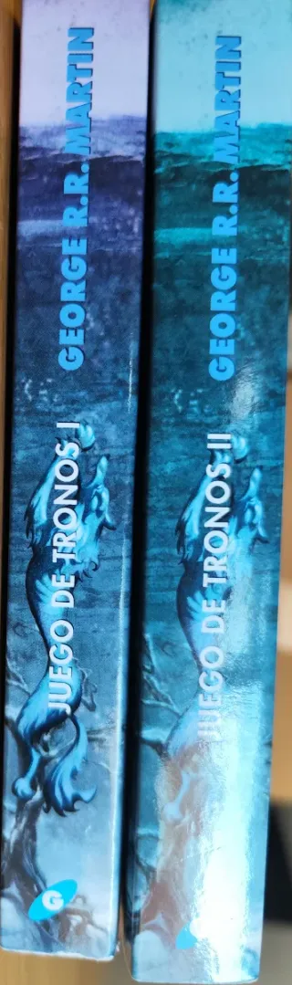 Tomos uno y dos de juego de tronos