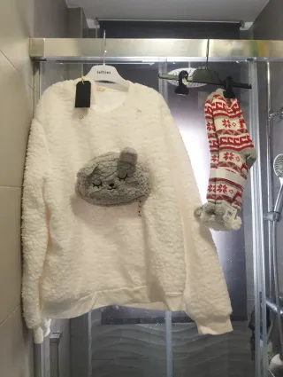 Sudadera y calcetines mujer talla XXXL