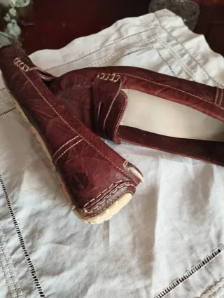 Mocasines de piel planos