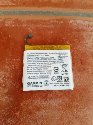 Batería Garmin edge 1030