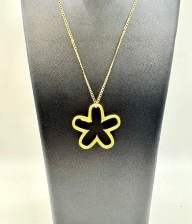 Ciondolo Fiore Oro 18K