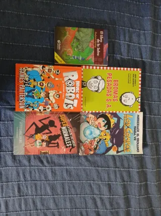 Lote 5 libros infantil/juvenil