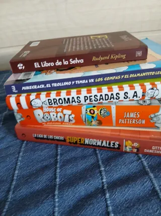 Lote 5 libros infantil/juvenil