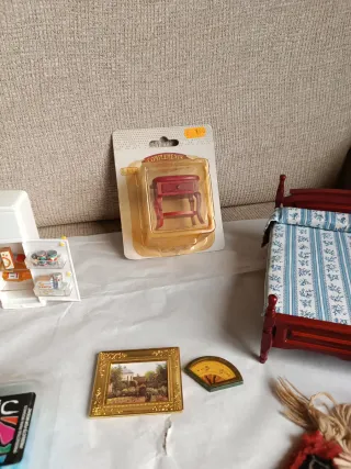 Miniaturas Casa Muñecas Muebles Cocina Cama