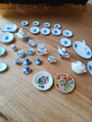 Miniaturas Casa Muñecas Muebles Cocina Cama