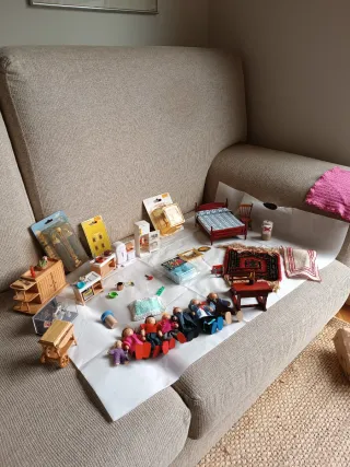 Miniaturas Casa Muñecas Muebles Cocina Cama