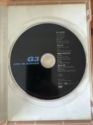 G3 Live in Denver DVD Hard Rock