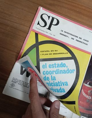 Lote revistas SP (Sección Prensa) 1963 y 1966
