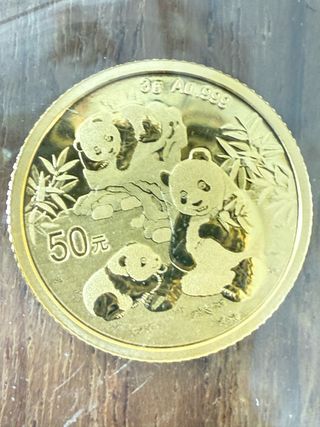 Moneda Panda Oro 1/10 Onza