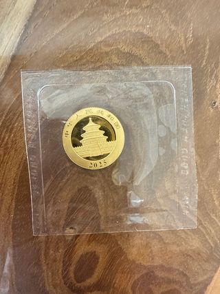 Moneda Panda Oro 1/10 Onza